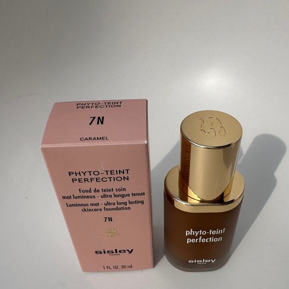 Sisley Paris 7N Caramel Phyto-Teint Perfection Foundation Luminous Long Wear - Picture 2 of 11